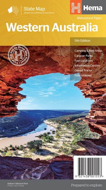 Western Australia State National Park 1 : 250 000