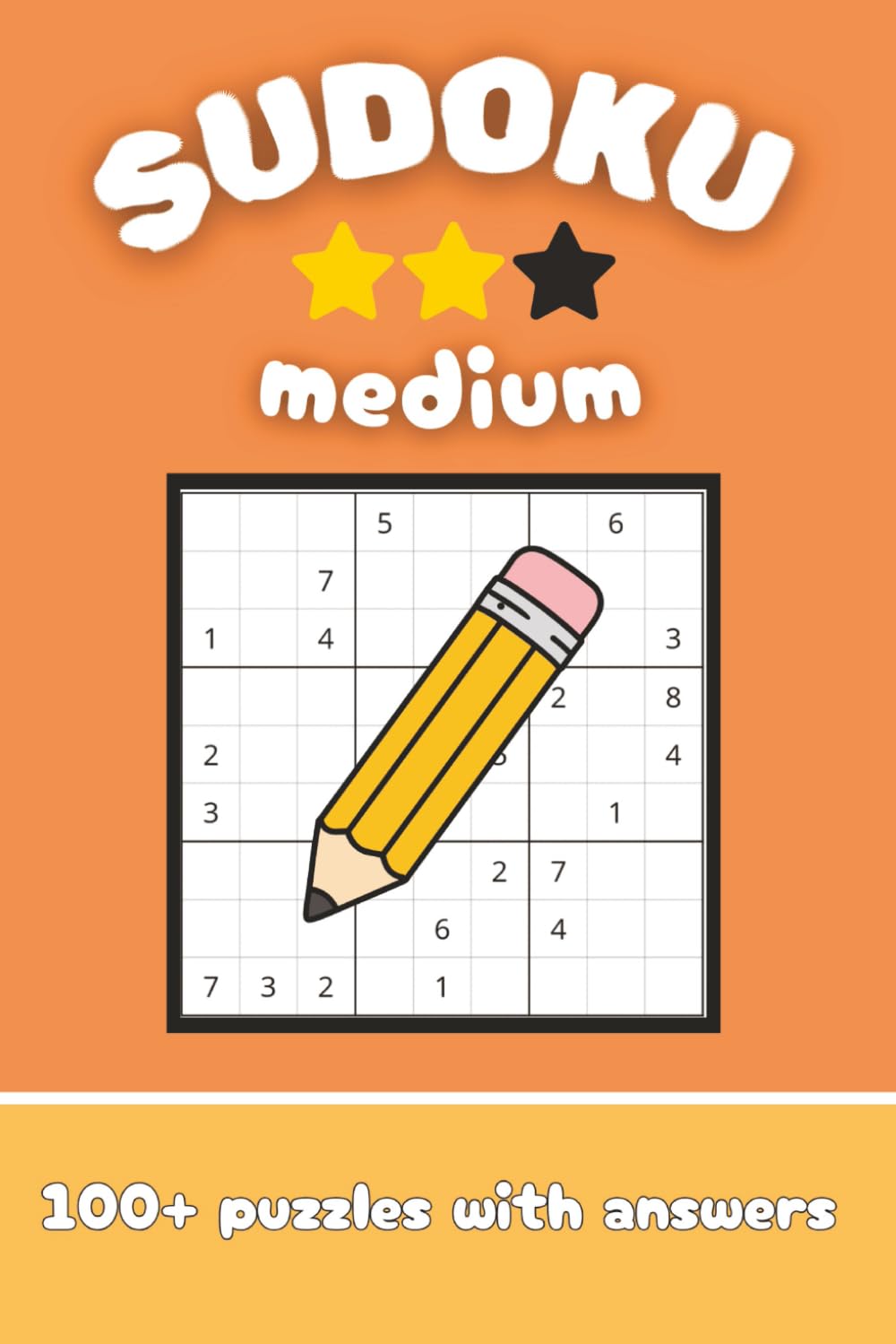 Sudoku - Medium: Challenging Medium Sudoku – 100+ Puzzles for Focused, Engaging Brain Work