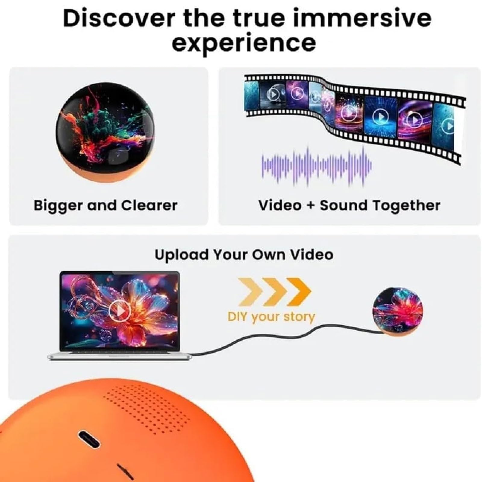 Générique Boule Souvenir, Boule Souvenir En Cristal De 7 Cm, Lecteur