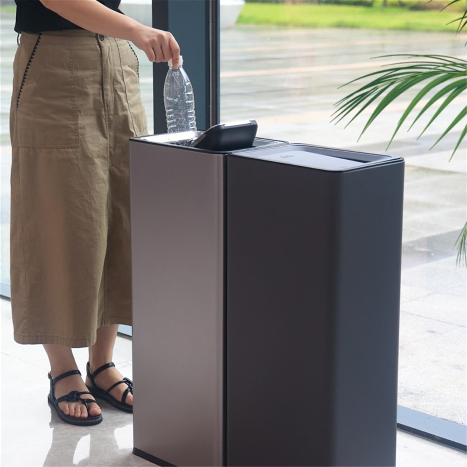 Cubo de basura y residuos para interiores de cocin Bote De Basura Con Tapa for Apartamentos Hoteles bote de basura