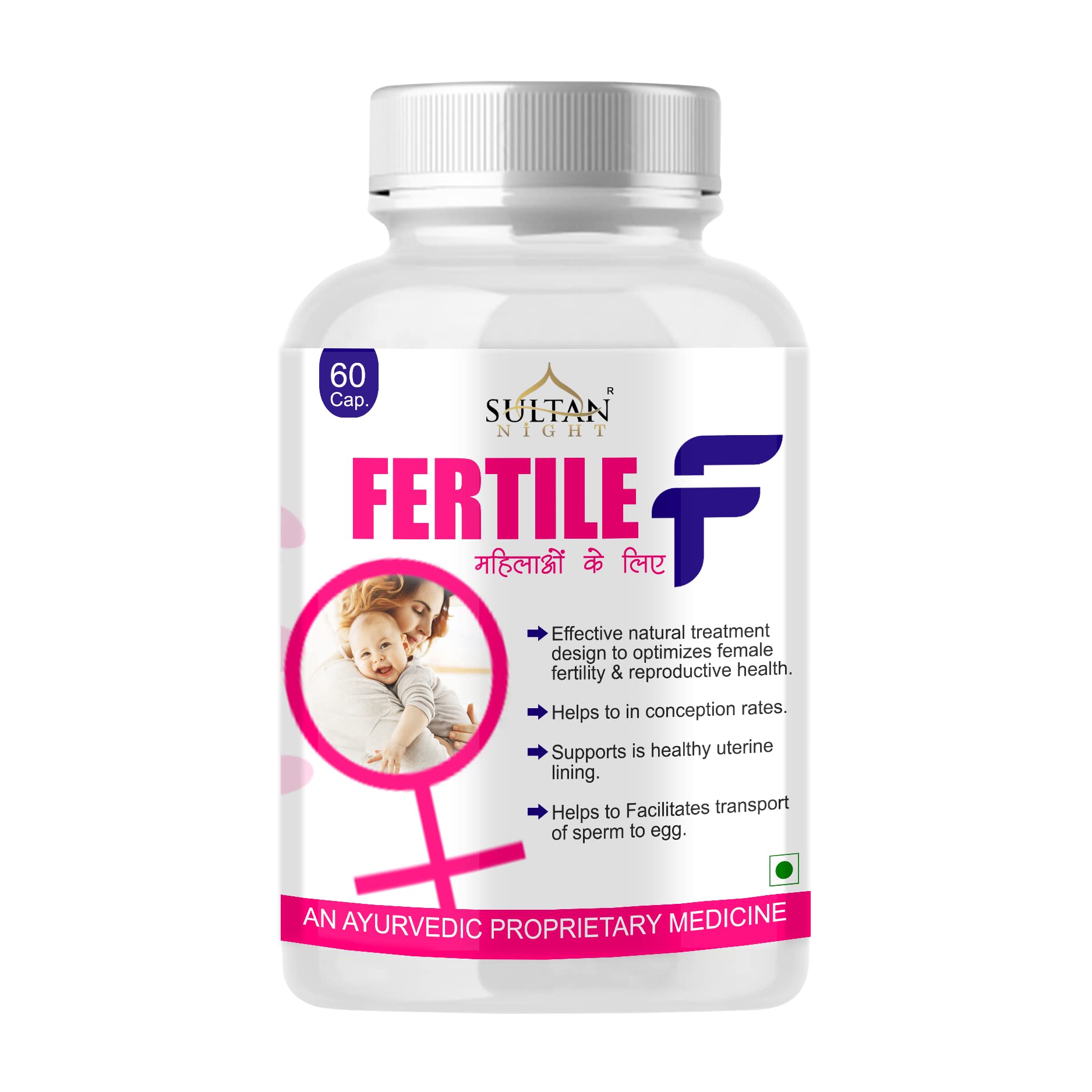 Sultan Night Fertile Capsules 60 Pcs for Women | Fertility Supplement | Supports Healthy Reproductive Function | Keser, Shilajit, Safed Musli etc. (B0D4J49GW7) Amazon Price History, Amazon Price Tracker