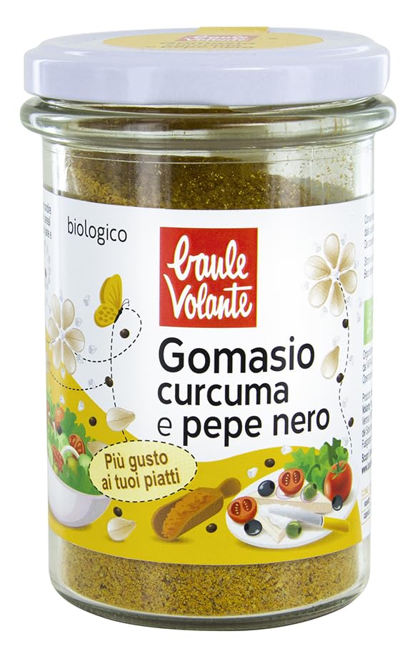 Gomasio alla curcuma e pepe