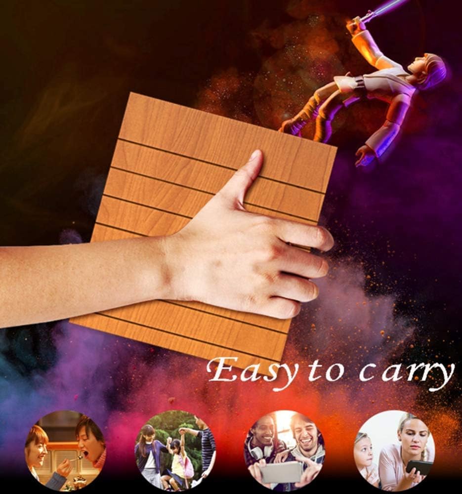 12" Screen Magnifier Smartphone Magnifying Glass Wood Stereoscopic Phone Screen Enlarger Cell Phone 3D HD Movie Video Projector Amplifier Foldable Stand for All Smart Phones