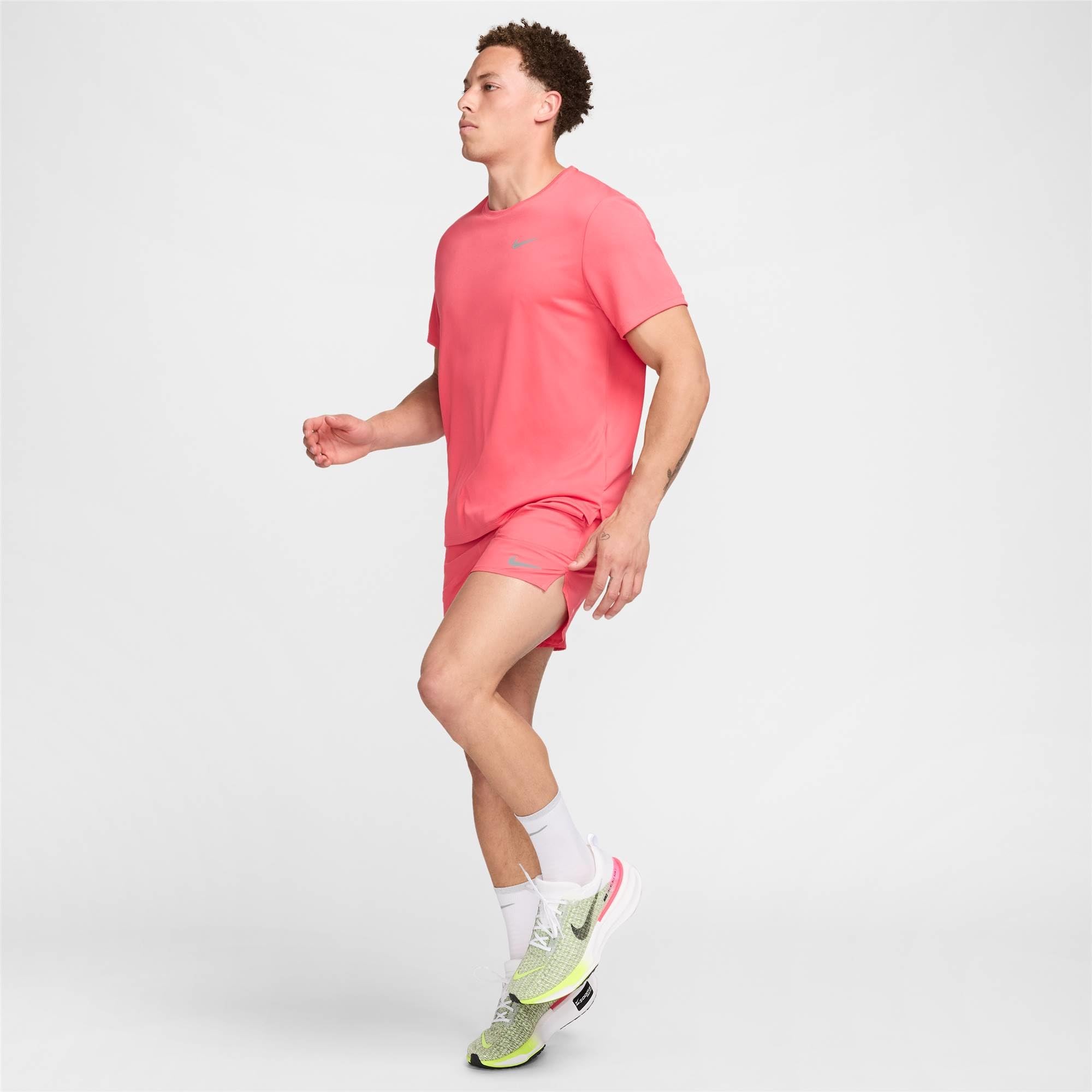 Nike Herren M Nk Df Uv Miler Ss Kurzarm Oberteil