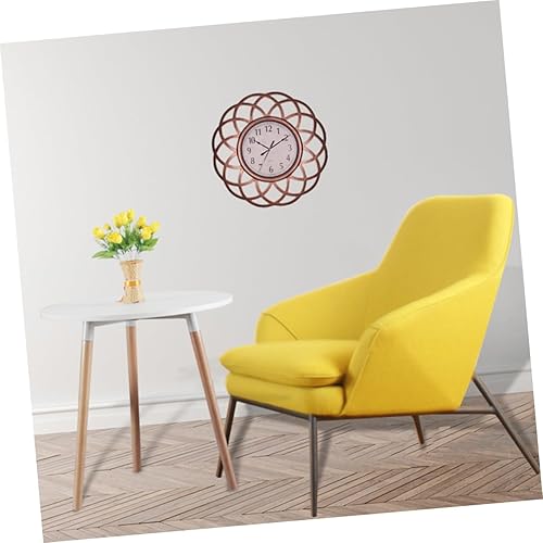 Vista 13 de ARTIBETTER Reloj de tiempo Reloj de pared vintage Plata