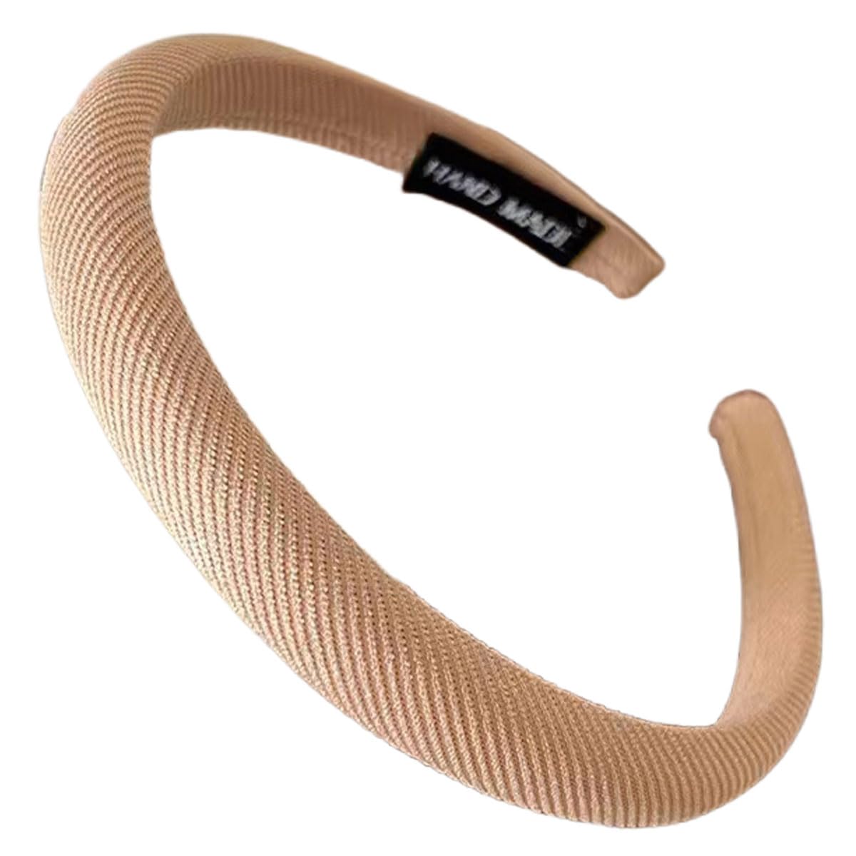 scicent Hair Bands 3 Pieces Thin Alice Bands Fabric Headbands for Girls Hair Accessories for Ladies Padded Hairbands Women (Beige+Khaki+Brown) - Image 3