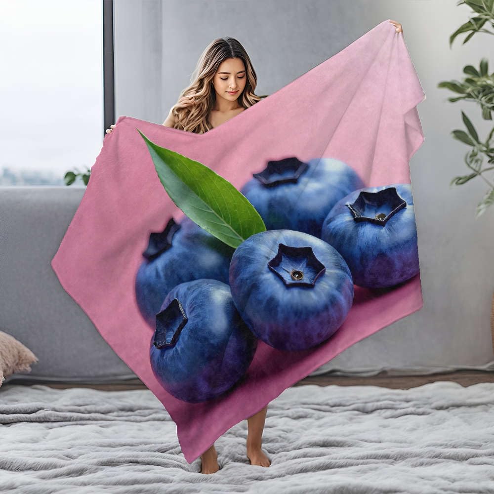 Couverture en flanelle chaude isolante jeté de lit imprimé feuilles