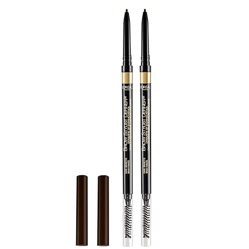 Miniatura 1 de L'Oreal Paris - Maquillaje para cejas Stylist Definer, Lápiz impermeable para cejas, Lápiz mecánico ultra fino, dibuja pequeños pelos de cejas y