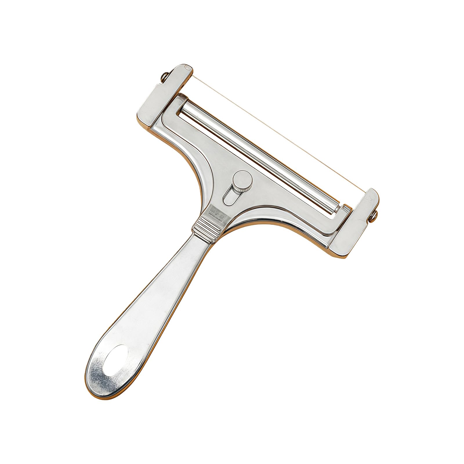 hogtnd Multifunctional Hand Held Cheese Slicer with Wire Design for Chocolate Blocks, Alloy Wire Cheese Slicer with Ergonomic