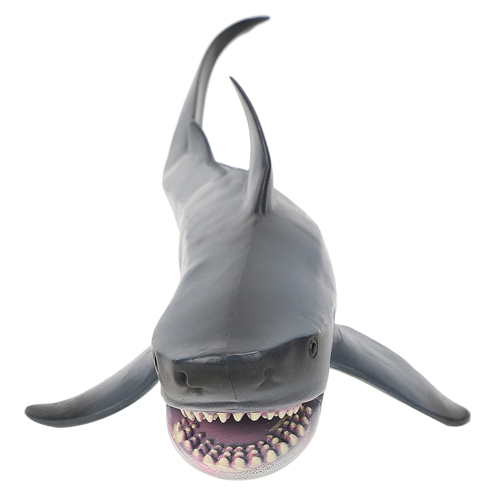 Hai Spielzeug Aus ABS – Grüne Hai-Figur, Ca. 19,8 Cm, Mit Beweglichem Maul, Für Kinder Ab 3 Jahren, Realistisches Meerestier-Modell