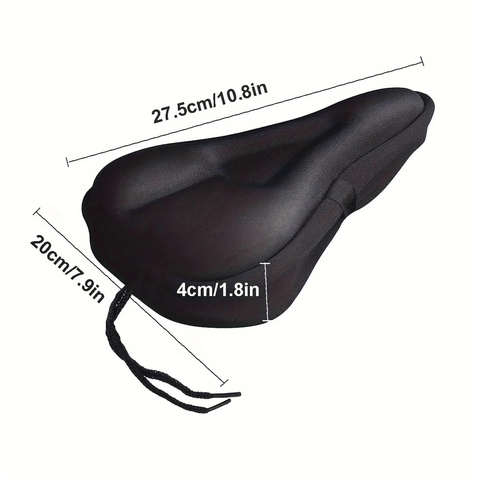 Compatibile con il cuscino del sedile della bici in gel