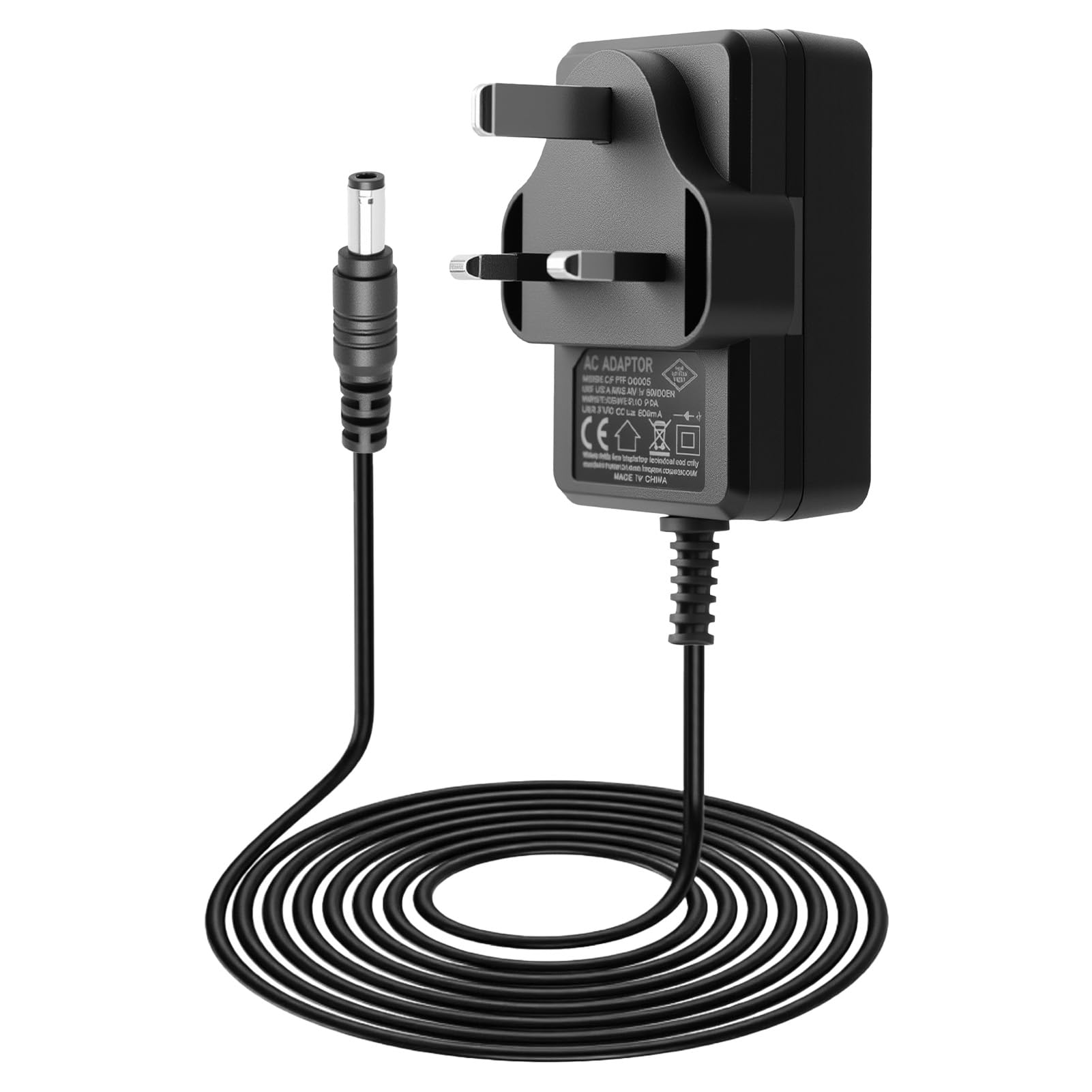 6V Battery Charger for Child Electric Car Universal 6V Charger for Ride-on Toys Motorcycles Quad Bikes Sports Cars Battery Supply Power Adapter for Kids Electric Cars with 5.5mm*2.1mm
