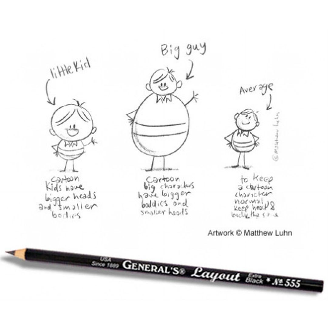 General's Â Layout Â Pencil - Extra Black