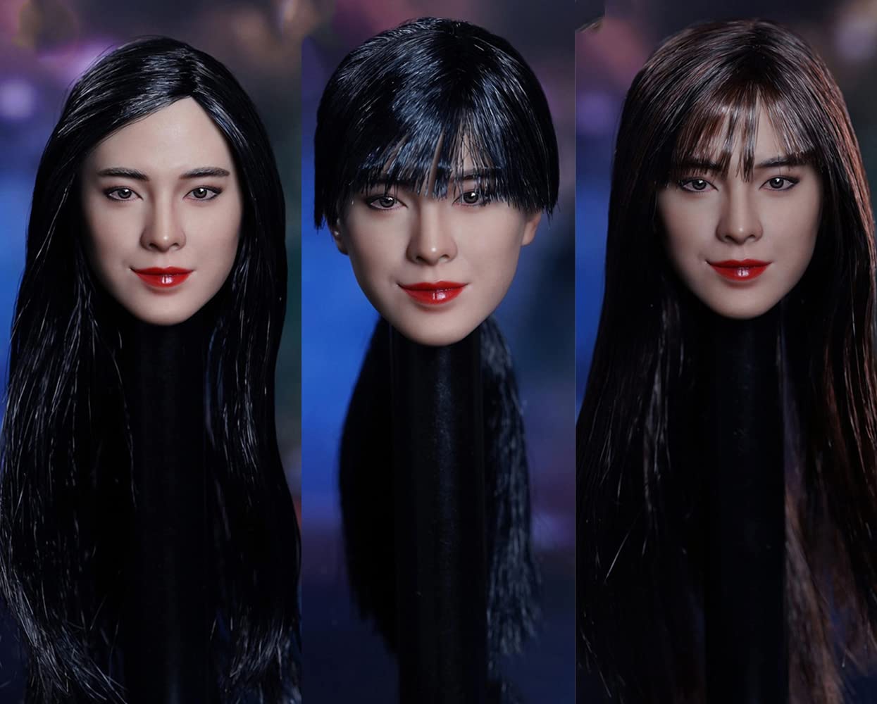 HiPlay 1/6 Scale Female Figure Head Sculpt, Charming Girl Doll Head for 12 Inch Action Figure TBLeague JIAOUDOLL 209B