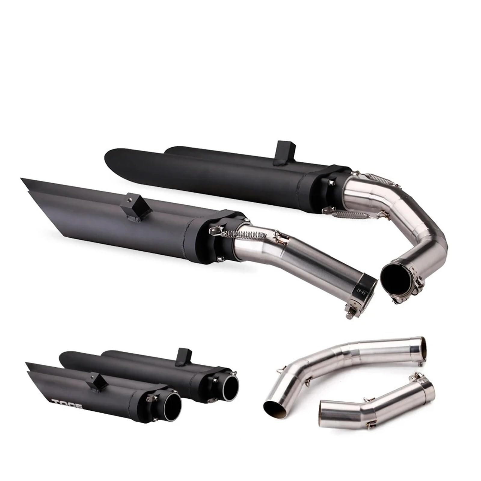 Marmitta Scarico Moto Per YZF Per R1 2009-2014 Moto Di Scarico Fuga Centrale Collegamento Tubo Collegare Il Silenziatore