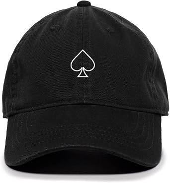 Tech Design Spade Baseball Cap Embroidered Cotton Adjustable Dad Hat