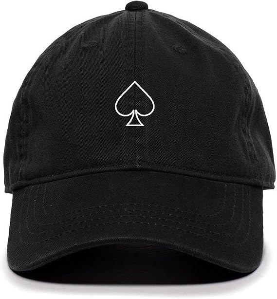 Tech Design Spade Baseball Cap Embroidered Cotton Adjustable Dad Hat