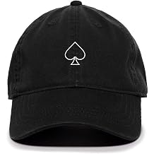 Tech Design Spade Baseball Cap Embroidered Cotton Adjustable Dad Hat