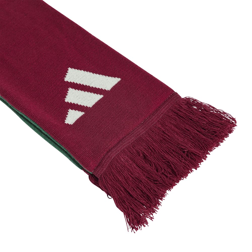 adidas Sciarpa unisex per adulti Messico Soccer Team Collegiate Borgogna/Verde scuro/Verde lino OSFM, Team Collegiate Borgogna/Verde scuro/Verde Lino, OSFM