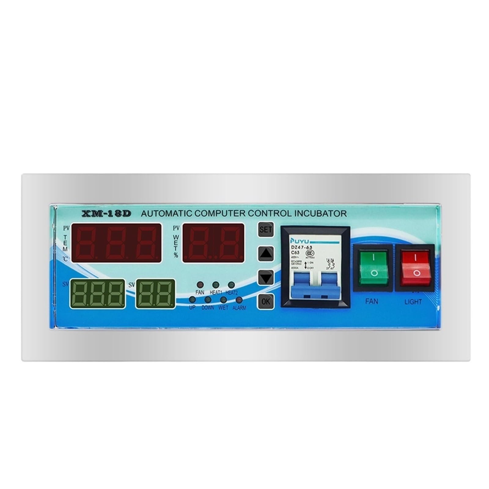 Kontroler Temperatury, XM-18D Automatyczny komputerowy sterownik inkubatora drobiu Kontroler temperatury i wilgotności Inkubator do wylęgarni jaj