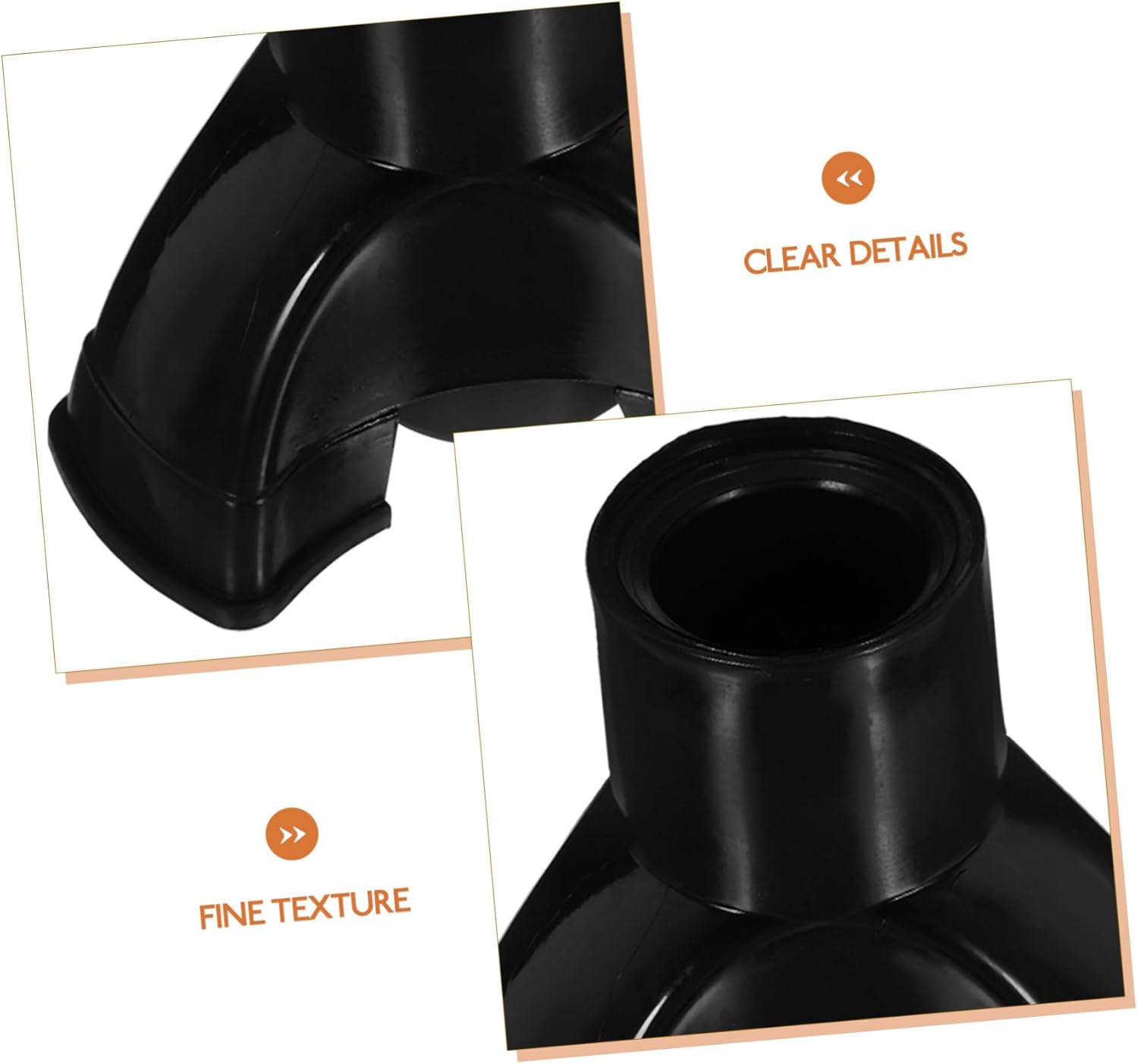 SHERCHPRY Trekking Pole Tips Skid Crutch Foot Covers for Walking Sticks Durable Replacement Pads for Enhanced