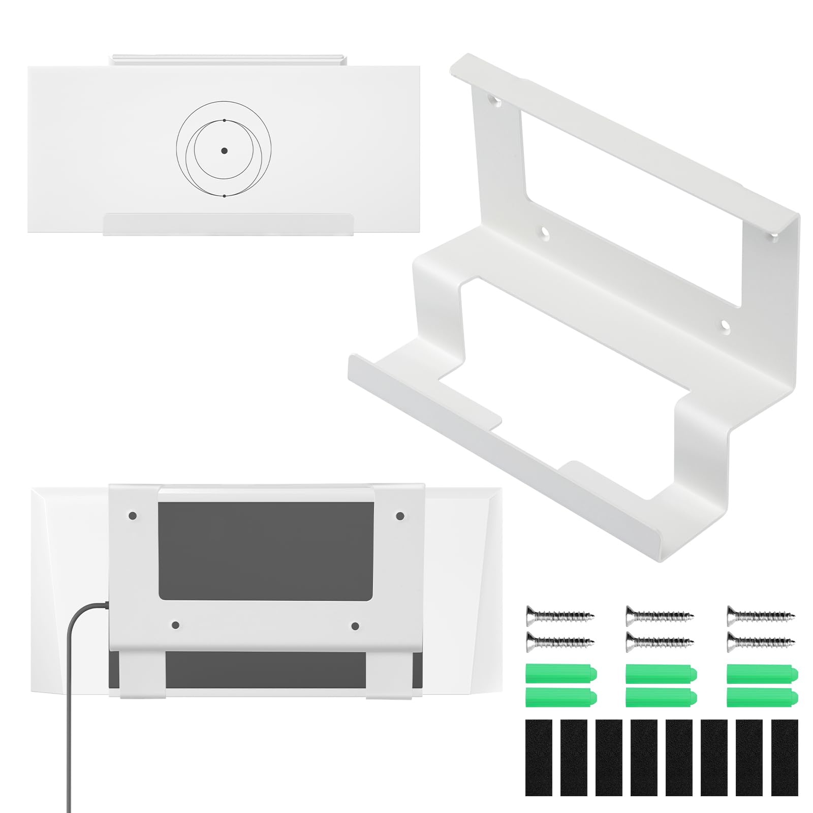 Starlink Gen 3 Router & Power Supply Wall Mount Bracket - 2-in-1 All-in-One Kit For V3 Standard Dishy