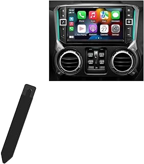 BoxWave Stylus Pouch Compatible with Alpine I509-WRA-JK - Stylus PortaPouch, Stylus Holder Carrier Portable Self-Adhesive for Alpine I509-WRA-JK - Jet Black