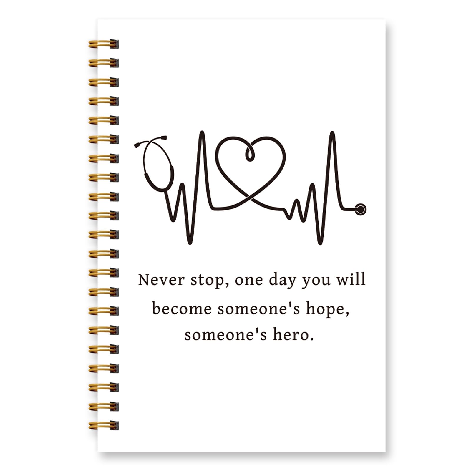 - Nursing Student Spiral Notebook - Nurse Appreciation Gifts Nurse Graduation Gifts Hardcover Spiral Notebook Journal for Medical Student Doctor Nurse Week Work School Supplies 5.5 x 8.3 Inch