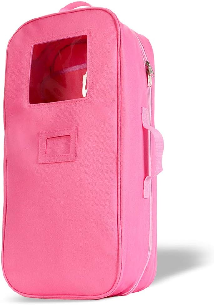 Party Zealot Doll Case for 18-inch Dolls Storage Travel Carrier Suitcase Great Fit for 18 inches Girls Doll Birthday
