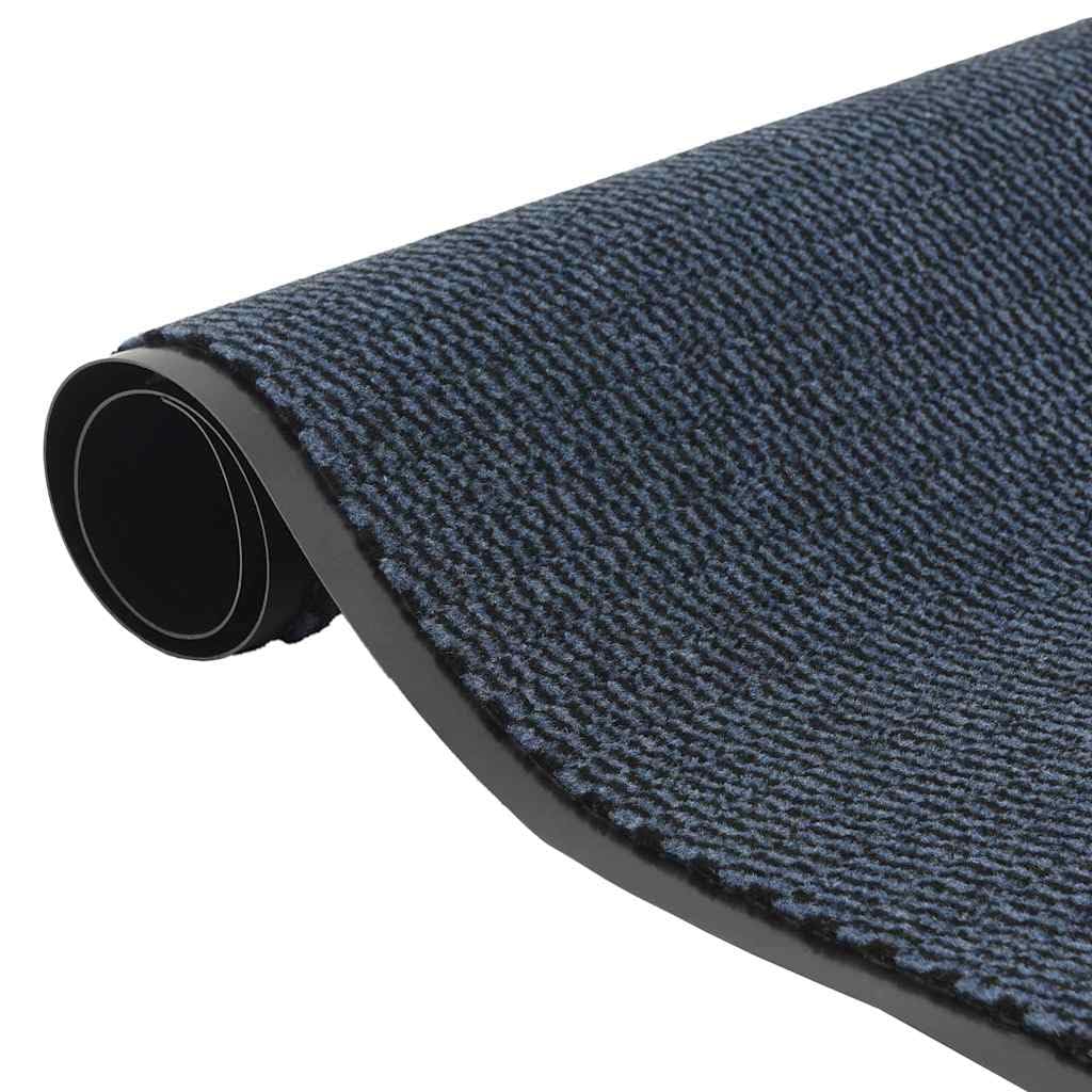 Mangloder - Zerbino blu, 115 x 300 cm, in polipropilene e PVC, antiscivolo, per ingresso, corridoio, porta di casa, interni e terrazze coperte