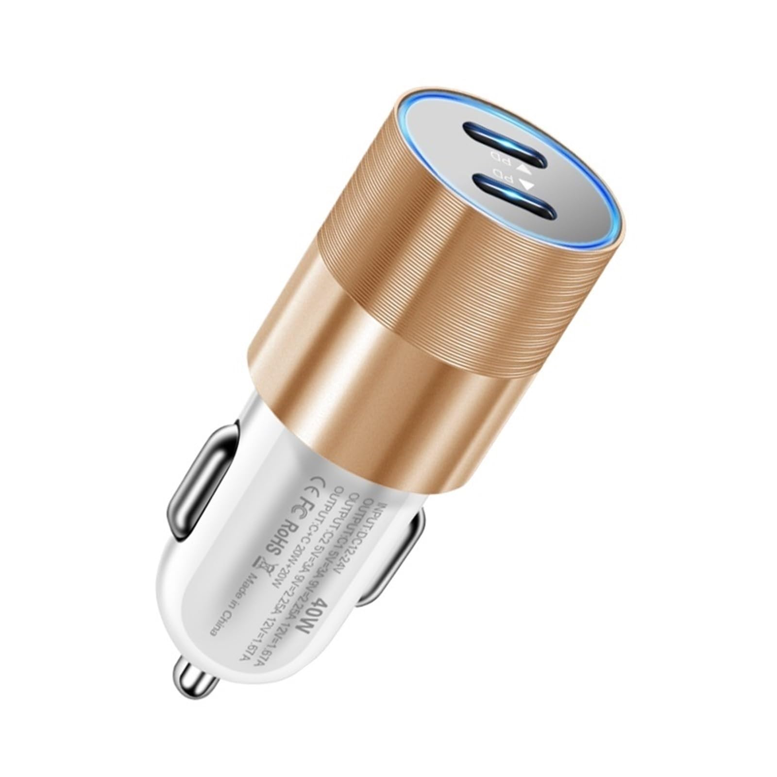 caricabatterie auto, Adattatore Dual PD da 40 W(Silver)