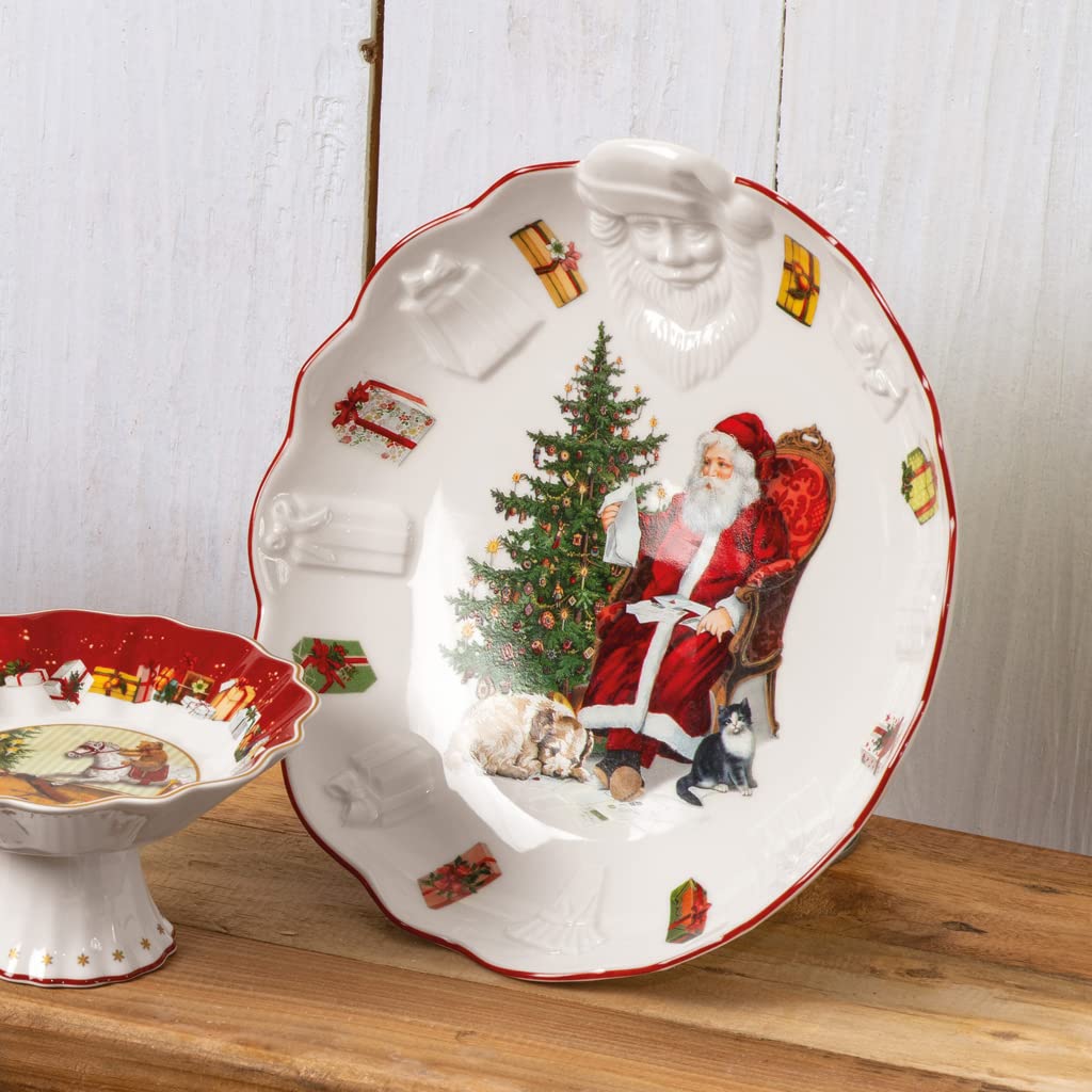 Villeroy & Boch 14-8332-3614 Gebäckteller, Porzellan, Weiß/Bunt