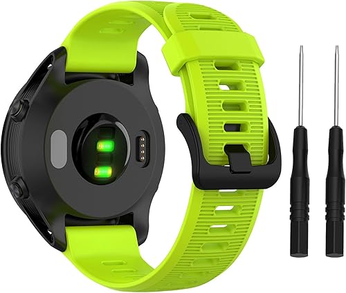 FTTYUHU Correas de reloj de silicona compatibles con Fenix 55plus 66 Pro correa de reloj impermeable para Garmin Forerunner 935 945 955 965 745