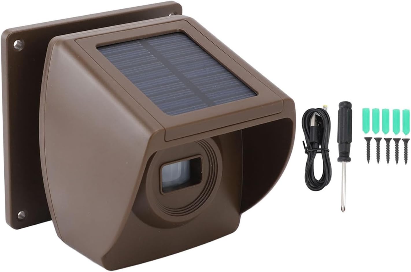 banapoy Solar Driveway Alarm System, 800M Long Range Solar Wireless Driveway Alarm, Weatherproof Outdoor Motion Sensor Detector Driveway Alert System for Home Property