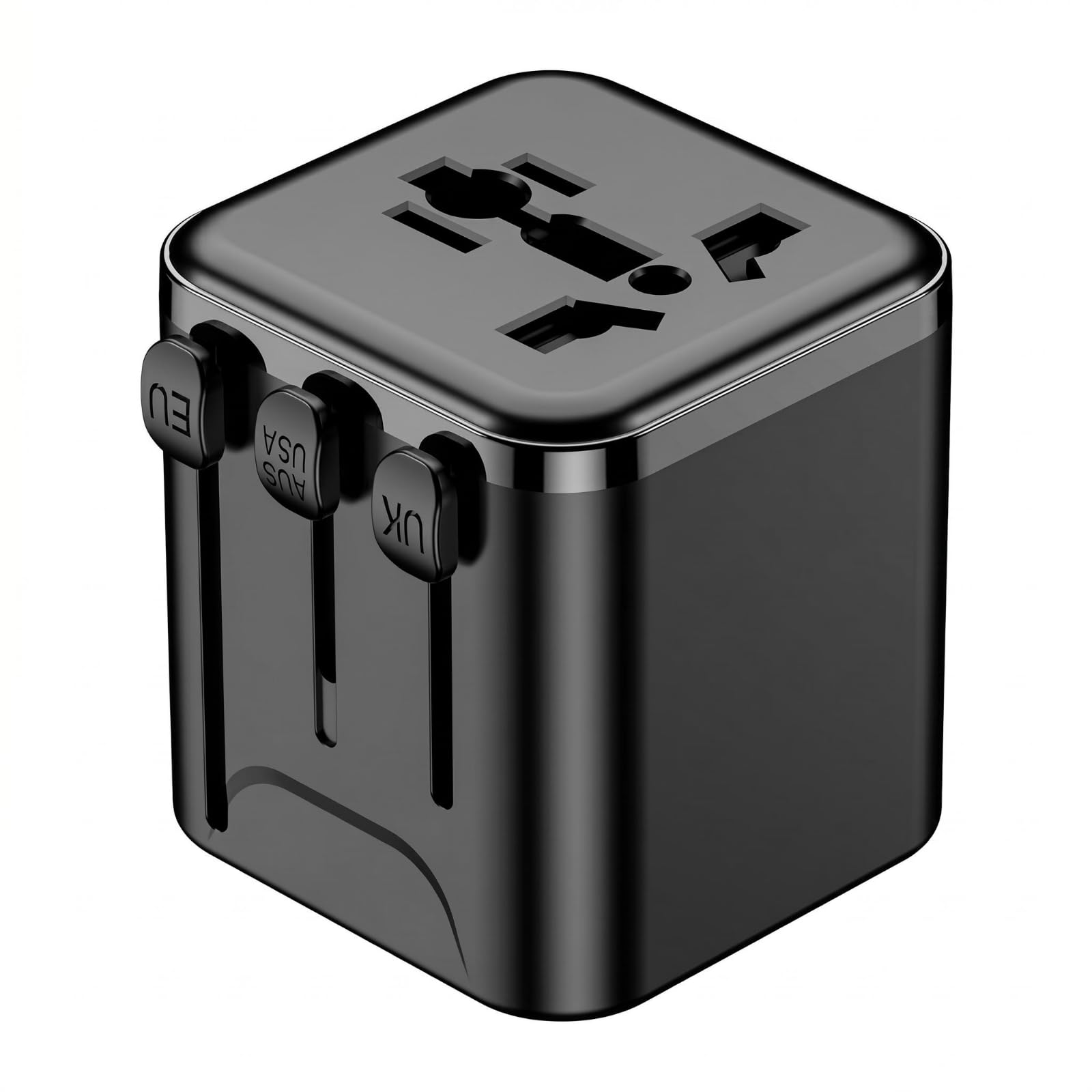 SNAPPSY Universal Travel Adapter 180+ Country Compatibility International Plug Converter Fuse Protection Travel Adapter for Travelers, Abroad, A0 Mini Without USB-image-16