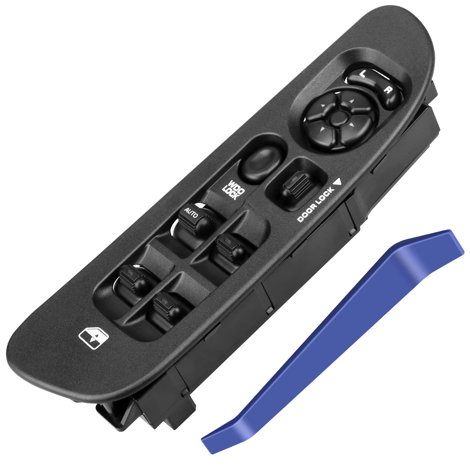 A-NAFTULY Driver Side Master Power Window Switch with Black Bezel Replacement for 2002-2010 Dodge Ram 1500 2500 3500, Dakota 01-04, Durango 01-03,