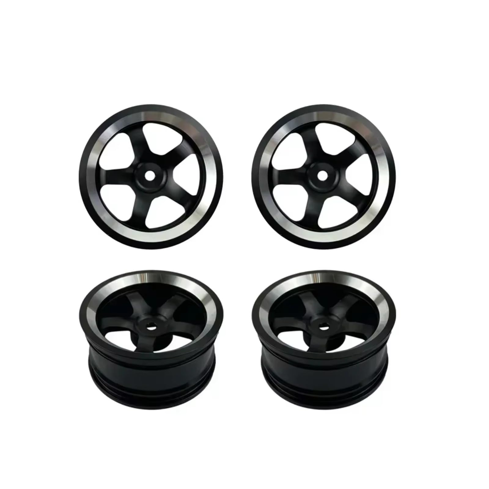 Compatibile con MN86K MN86KS G500 4WD RC Crawler Car Truck Aggiornamento Parti di Ricambio Accessori Mozzo Ruota in Metallo Cerchio Ricambi RC