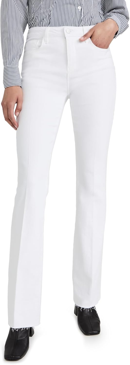 L'AGENCE Women's Ruth Straight Raw Hem Jeans