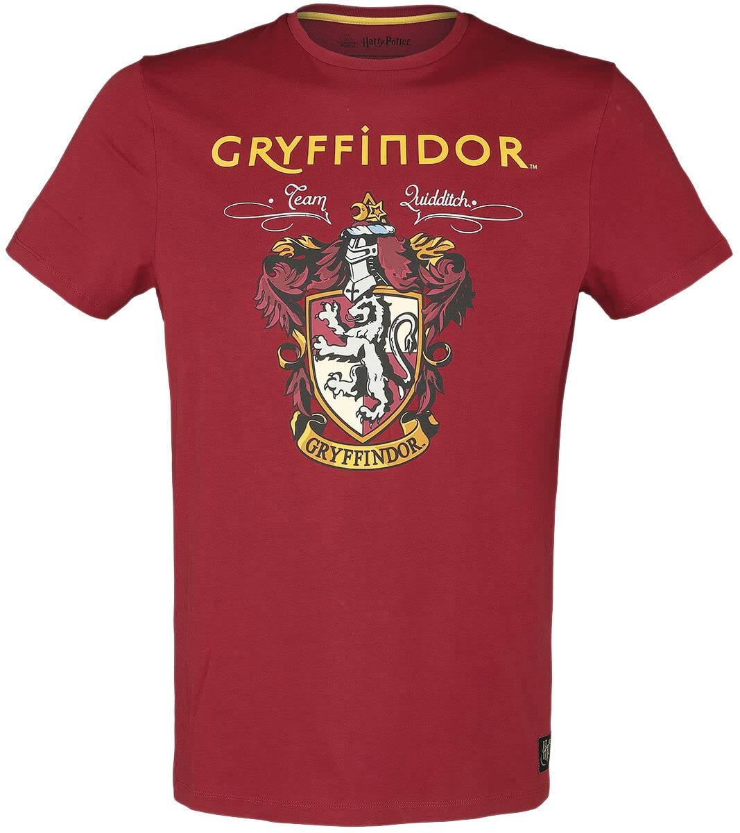Harry Potter Gryffindor Men's T-Shirt Red Fan Merchandise Films Gryffindor Hogwarts, red, M