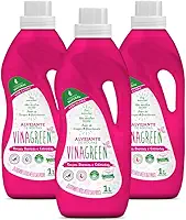 Kit 3 Alvejante Natural Sem Cloro Fórmula Com Vinagre Bicarbonato Líquido 1L para Roupas Brancas Coloridas Hipoalergênico Adukto Criança Bebê