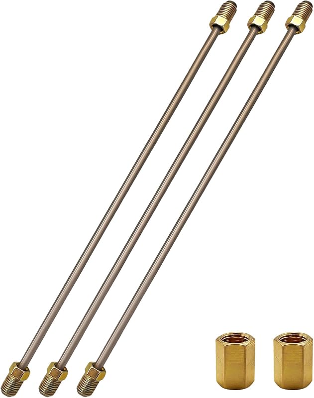 Kit de Linhas de Freio Traseiras VCYOPN 3/16" com Conexões – 3 Peças