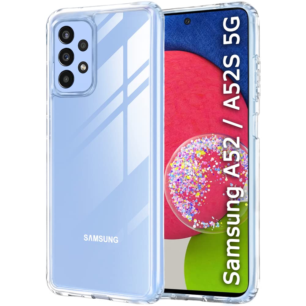 TheGiftKart Ultra-Hybrid Crystal Clear Back Case Cover for Samsung Galaxy A52 / A52s 5G | Shockproof Design | Camera Protection Bump | Hard Back Case for Samsung A52 / A52s 5G (PC & TPU, Transparent) (B0BQJN4M9B) Amazon Price History, Amazon Price Tracker