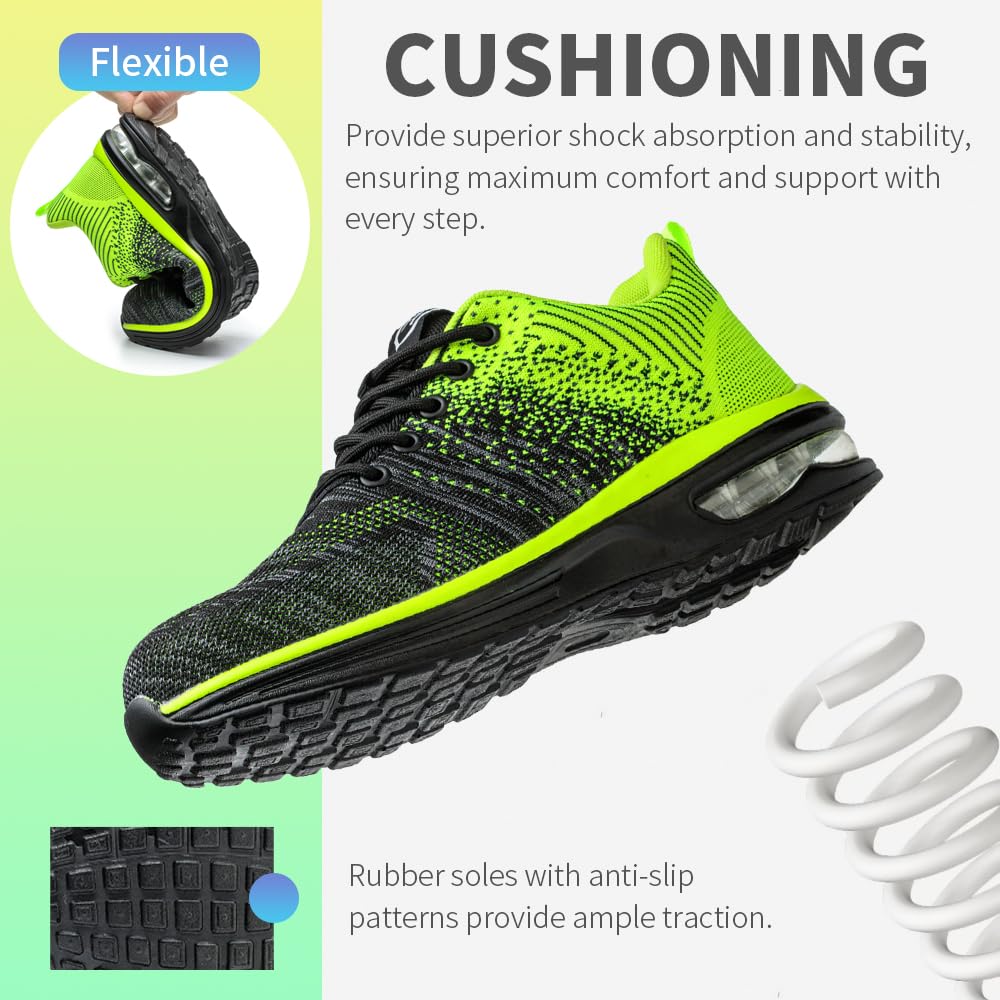 Scarpe Antinfortunistiche Uomo Donna Scarpe da Lavoroleggere Alte Comode Scarpe Sicurezza