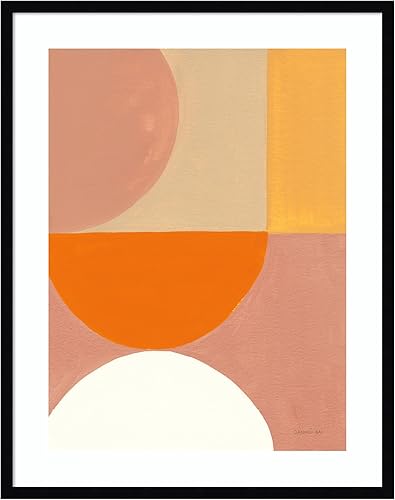 Miniatura 12 de Amanti Art Framed Wall Art Print 36x29 Retro Abstract V Bright by Danhui Nai, Abstract Wall Art, Modern Contemporary Decor, Large Poster Painting