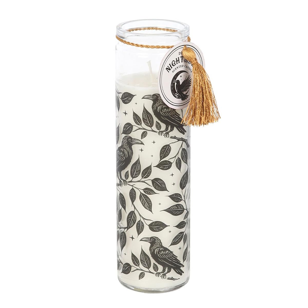 Gothic Homeware Mystic Raven Deadly Nightshade Tube Candle