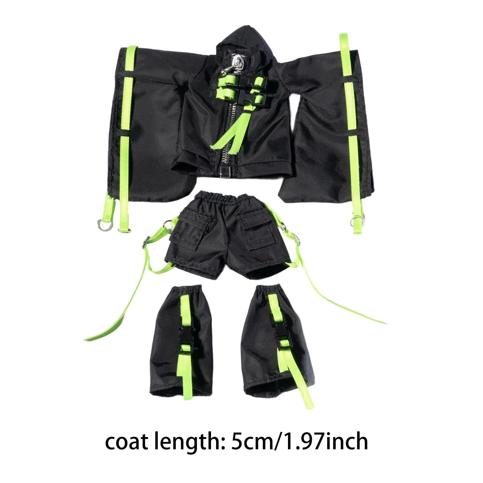 1/12 Miniatur Puppenmantel Und Shorts Set, Multifunktionales Cosplay Puppenoutfit