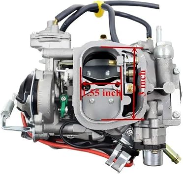 21100-35520 Carburetor Compatible For Toyota 22R Engine 1984 4Runner 1981-1984 Cilica 1981 Corona 1981-1988 Hilux 1981-1995 Pickup