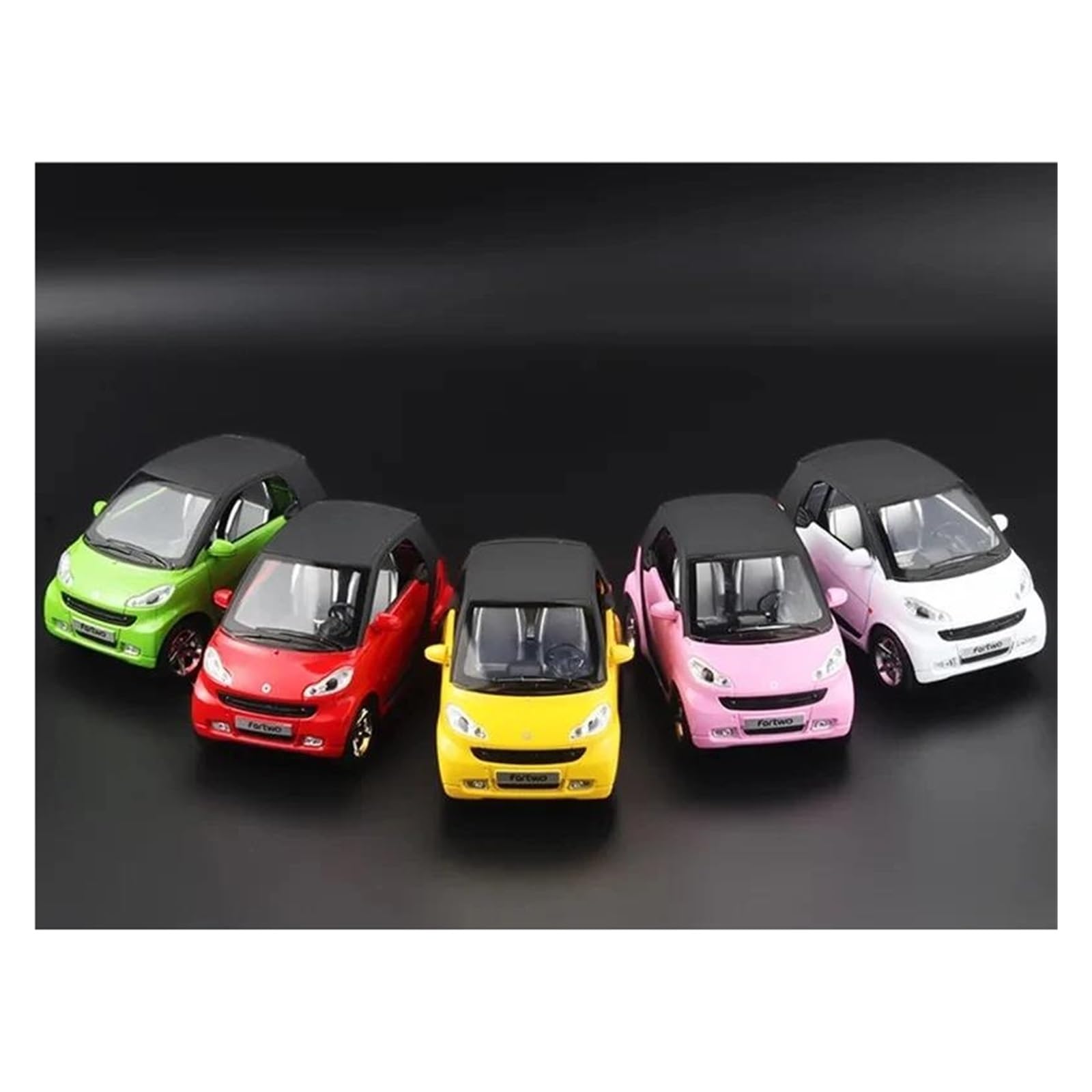 Modello di Auto Decorativo 1:32 for Miniature Smart Modello di Auto in Lega pressofusa Adatto for Collezione di Decorazioni Modello Regalo for Feste per la Decorazione(Green)