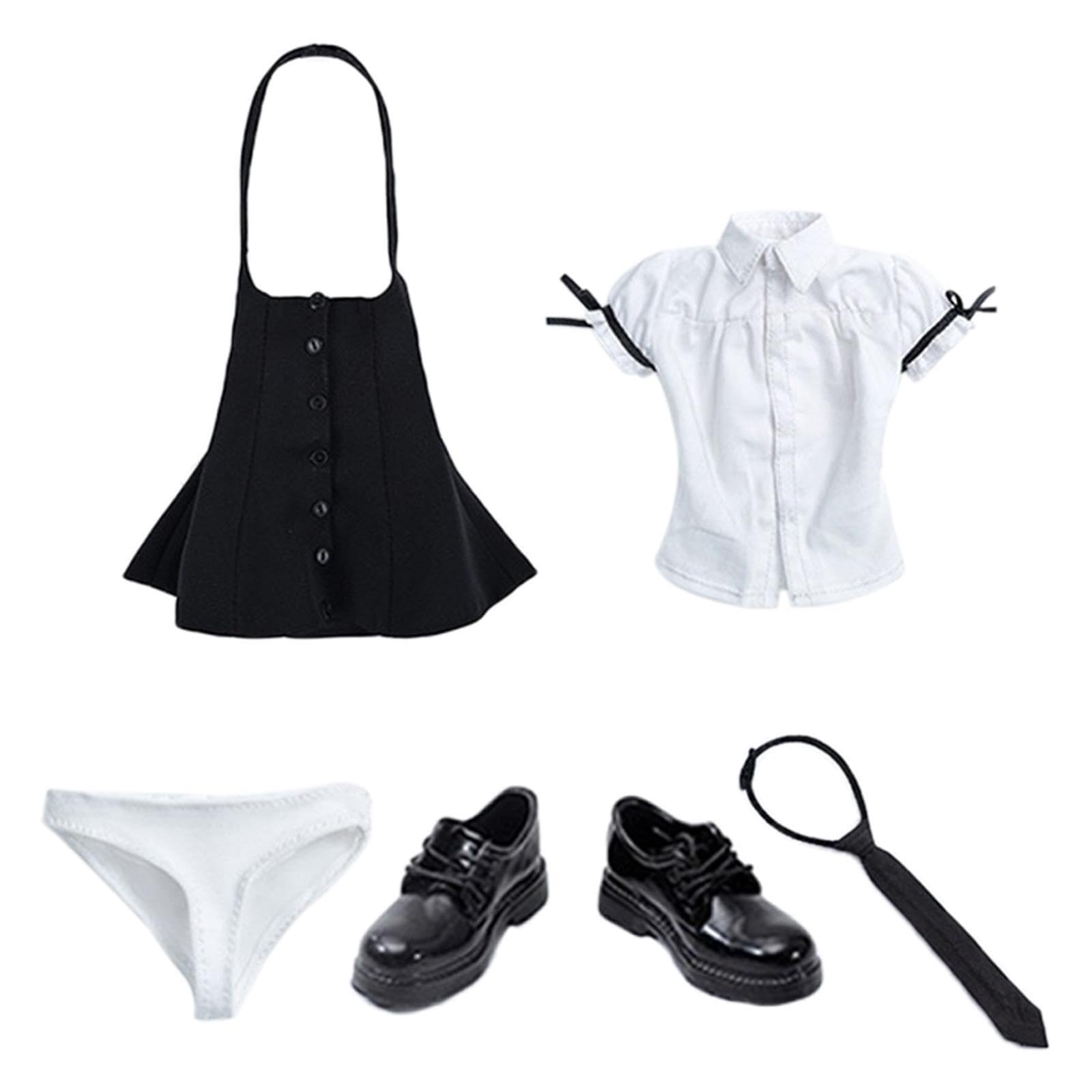 Disfraz a Escala 1/6, Conjunto Completo de Ropa para muñeca Femenina, Elegante JK, Uniforme, exhibición, Camiseta Femenina, , Uniforme, Ropa para