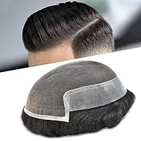 Vista 81 de Toupee - Sistema de cabello humano no quirúrgico para hombres Toupee indetectable de encaje para hombres, extensiones de cabello gris 100% cabello